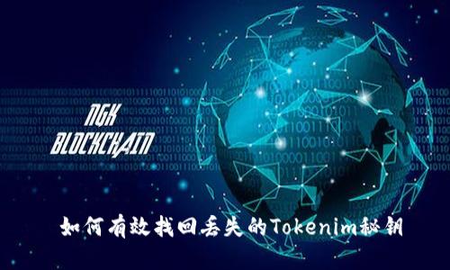  如何有效找回丢失的Tokenim秘钥