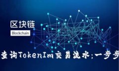 如何查询TokenIm交易流水：