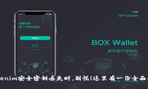 当你的Tokenim安全密钥丢失时，别慌！这里有一份全面的应对指南
